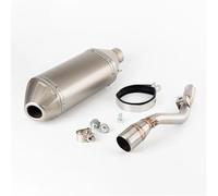 JAYWIS Silenciador De Escape para Motocicleta para Kawasaki para KLX230L, para KLX230R para KLX230 2020-2023. Tubo De Conexión Central. Silenciador de Escape(D 450MM)