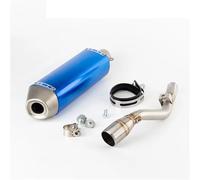 JAYWIS Silenciador De Escape para Motocicleta para Kawasaki para KLX230L, para KLX230R para KLX230 2020-2023. Tubo De Conexión Central. Silenciador de Escape(F 430MM)