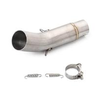 JAYWIS Silenciador De Escape para Motocicleta para Suzuki GSX-R1000, GSXR1000, GSR250R, GSR750. Conector del Tubo De Escape Intermedio. Silenciador de Escape(X-750)