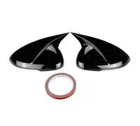 JAYWIS Tapa De La Carcasa Del Espejo Retrovisor Lateral Para Kia Para Forte K3 / Para Cerato 2019-2022 Cubierta Protectora Para Puerta Fundas Espejo Lateral(Negro brillante)