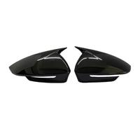 JAYWIS Tapa La Carcasa Retrovisor Exterior Lateral Para Q4 Q5 Q6 Y Para E-tron Cubierta Para Espejo Puerta Izquierda Derecha Fundas Espejo Lateral(Negro brillante con asistente de carril)
