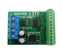 Jaywool 8 Ch Entrada/Salida Digital Switch TTL Lvttl Cmos Rs485 Io Control Module Modbus Rtu Board para PLC Relay (con terminal)