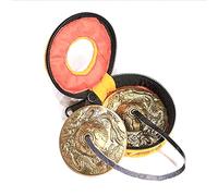 jayzee Platillos de Yoga Platillos de LatóN Campanas de Campana Estilo Budista Tibetano MeditacióN Accesorios para Instrumentos de Yoga Platillos, C