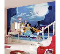 Komar Papel pintado fotográfico Disney | Waiting for Aladdin | Tamaño: 368 x 254 cm (ancho x alto) | Niñas, princesas, papel pintado, niños, pared, habitación de los niños, decoración | 8-4115