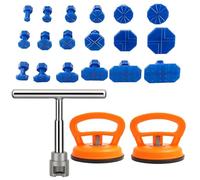 JazRvr 21 ventosas para coche, elevador de succión resistente, extractor de abolladuras para coche, kit de reparación de abolladuras para coche, extractor de abolladuras