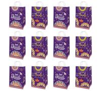 JazSwirl Bolsas de regalo Diwali, bolsas de regalo Diwali Happy Goodie a granel, bolsa de regalo Diwali, papel para regalos de fiesta