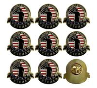 JazSwirl Pines para el Día de los Veteranos, pines de regalo para el Día de los Veteranos a granel, pin patriótico, pin de bandera estadounidense