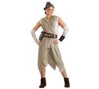 Jazwares - Disfraz de Star Wars The Force Awakens Rey para mujer, disfraz oficial de Star Wars, Multi, M