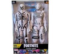 Jazwares Figuras de acción articuladas grandes de Fortnite Duo Mode Victory Series con códigos, (Skull Trooper & Scratch 30.5 cm, paquete doble)