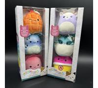 Jazwares Micromallows SQMM0191 - Juego de 3 minimallows súper Suaves de 6,5 cm (Tia, Mariska, Louden)