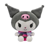 Jazwares Peluche de Hello Kitty and Friends, serie 1 de Kuromi, sudadera con capucha y accesorio para mejores amigas, producto oficial de Sanrio de