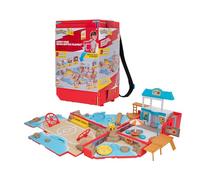 Jazwares Pokemon - Juego de Mochila transformable portátil con características de acción y Figura de Batalla de Pikachu de 2 Pulgadas