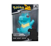 Jazwares Pokémon Select Totodile - Figura de vinilo coleccionable de Johto Starter, figura de anime con licencia oficial para exhibir y jugar, a partir de 4 años