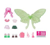 Jazwares Royale High Paquete de moda escolar 3 pulgadas: ciencia - Figura serie 1-1 con 15 accesorios, alas anillos, código virtual incluido