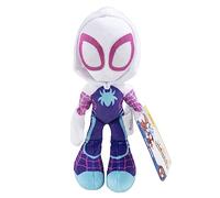 Jazwares Spidey y Sus súper Amigos SNF0297-20 cm de Felpa - Ghost Spider - Peluche Oficial