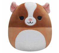 Squishmallows 19 cm, Garret el conejillo de indias café y blanco