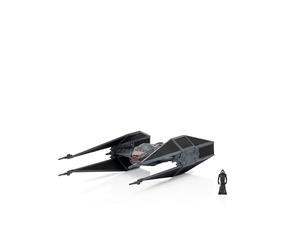 Jazwares Star Wars Micro Galaxy Squadron Tie Silenciador - Vehículo de 5 Pulgadas con Accesorio de microfigura de 1 Pulgada