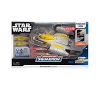 Jazwares Star Wars: The Mandalorian - Vehículo de lujo (vehículo de 8 pulgadas y 2 figuras) - Razor Crest Microgalaxy