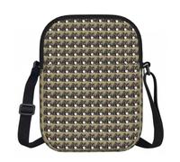 Jazz Drum Print - Bolso cruzado para mujer, bolso de hombro para viaje, casual, diario, versátil