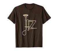 Jazz Funk & Soul - Música Afro Retro Vintage Camiseta, Hombre, Marrón, XL