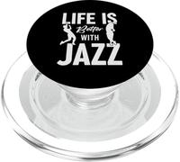Jazz Life Hombres Mujeres PopSockets PopGrip para MagSafe