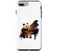 Jazz Panda Saxofón Piano Armonía Carcasa para iPhone 7 Plus/8 Plus