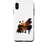 Jazz Panda Saxofón Piano Armonía Carcasa para iPhone XS MAX