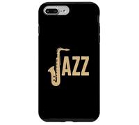Jazz Saxofón Carta Jazz Músicos Amantes de la música Saxofón Carcasa para iPhone 7 Plus/8 Plus