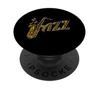 Jazz Saxofonista Amante de la música PopSockets PopGrip Adhesivo