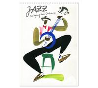 JAZZ swinging New Orleans (Wall Calendar 2027 DIN A3 portrait), CALVENDO 12 Mont