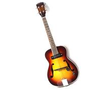 Jazz Ukulele F Agujero Mini Guitarras Acústicas 4 Cuerdas Ukelele Pickup Guitarra De Viaje Ukelele Set