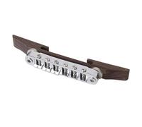 Jazzes - Sillines para guitarra, bajo, puente de madera, 6 cuerdas, eléctrico, con rodillo
