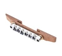Jazzes - Sillines para guitarra eléctrica, puente de bajo, de madera, 6 cuerdas, puente para guitarra eléctrica