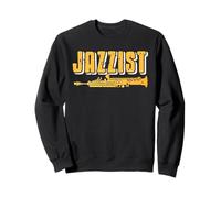 Jazzista Frase Saxofonista Estilo Profesional Musical Sudadera
