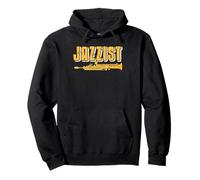 Jazzista Frase Saxofonista Estilo Profesional Musical Sudadera con Capucha