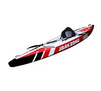 JBAY.Zone Kayak Canoa Hinchable 1 Plaza V-Shape Mono 385x81cm enteramente en Drop-Stitch de Alta presión