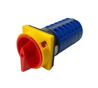 JBBQCEVHT Interruptor de Leva 690 V 32 A, 6 Polos, candado, Transferencia, Interruptor Giratorio, Encendido/Apagado, Terminal 2 Posiciones, Parada Emergencia, LW26GS YMW26-32/6GS