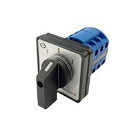 JBBQCEVHT Interruptor de Leva Montaje en riel DIN, 2/3/4/6/7 Posiciones, 20 A, 660 V, 3 Polos, Interruptor Transferencia rotativo LW26-20, LW28-20 y YMW26-20/3(0-1)