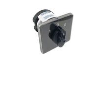 JBBQCEVHT Interruptor de Leva rotatorio 8 terminales y 2 Polos 50 A, Interruptor selección Transferencia Universal, posición Opcional YMZ12-50/2(Man-Off-Auto)
