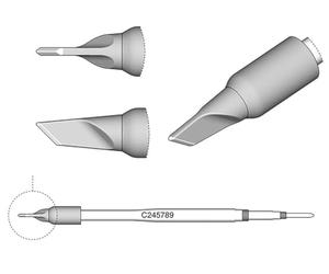 JBC C245789 - Punta para soldar (forma de cuchillo, 3,5 x 0,3 mm)