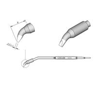 Jbc C250406 - Punta de soldar para aluminio 2A, cincel