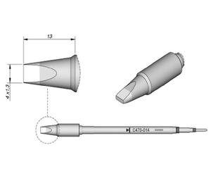 Jbc C470016 - Punta de soldar para T470