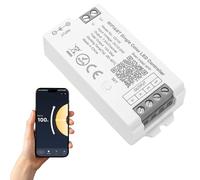 JBdusn DC12-24V C01W Controlador de tira LED WiFi monocromática con brillo regulable