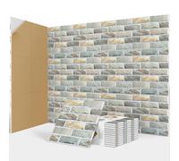 JBER Paquete de 12 paneles acústicos autoadhesivos, paneles a prueba de sonido de ladrillo, paneles de pared acústicos de alta densidad para estudios de grabación, sala de juegos, hogar, oficina, 30 x