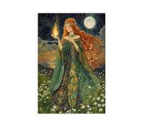 JBGQGAG Lienzo decorativo para pared, diseño de diosa celta de la forja, cuadros para decoración de sala de estar, dormitorio, 60 x 90 cm