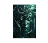JBGQGAG Medusa - Lienzo decorativo con diseño de criatura mítica para decoración de pared, para sala de estar, dormitorio, 12 x 18 pulgadas (30 x 45 cm)