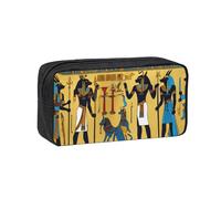 JBJGKHLP Antiguo Egipto Tribe Series - Estuche organizador de artículos de papelería para oficina, ligero, para guardar bolígrafos