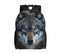 JBJGKHLP Blue Eyes Wolf Print - Mochila unisex ligera y elegante para viajes al aire libre, viajes, viajes, senderismo
