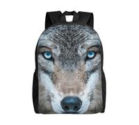 JBJGKHLP Blue Eyes Wolf Print - Mochila unisex ligera y elegante para viajes al aire libre, viajes, viajes, senderismo
