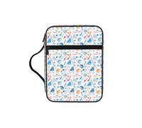 JBJGKHLP Bolsa de almacenamiento de la Biblia con estampado creativo de elementos de hockey, impermeable, regalo religioso para hombres y mujeres, hogar, iglesia, viajes